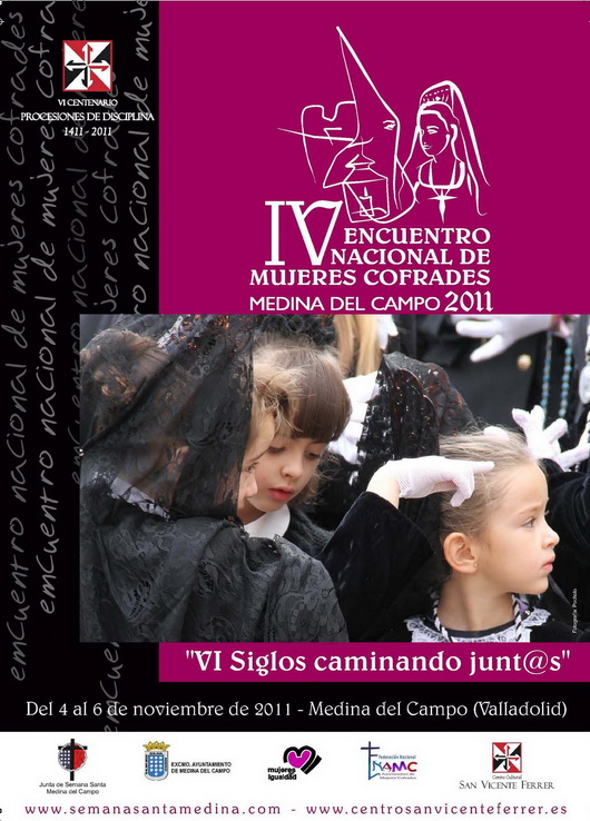 Cartel progama del IV Encuentro Nacional de Mujeres Cofrades